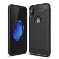 Bestand deksel iPhone X / XS - zwart