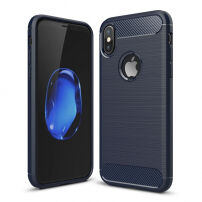 Bestand deksel iPhone X / XS - blauw
