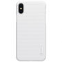 NILLKIN achterklep met display bescherming voor Apple iPhone XS - wit
