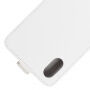 Kantelbare koffer met deksel en documentcompartiment voor iPhone XS/iPhone X X - wit
