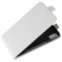 Kantelbare koffer met deksel en documentcompartiment voor iPhone XS/iPhone X X - wit