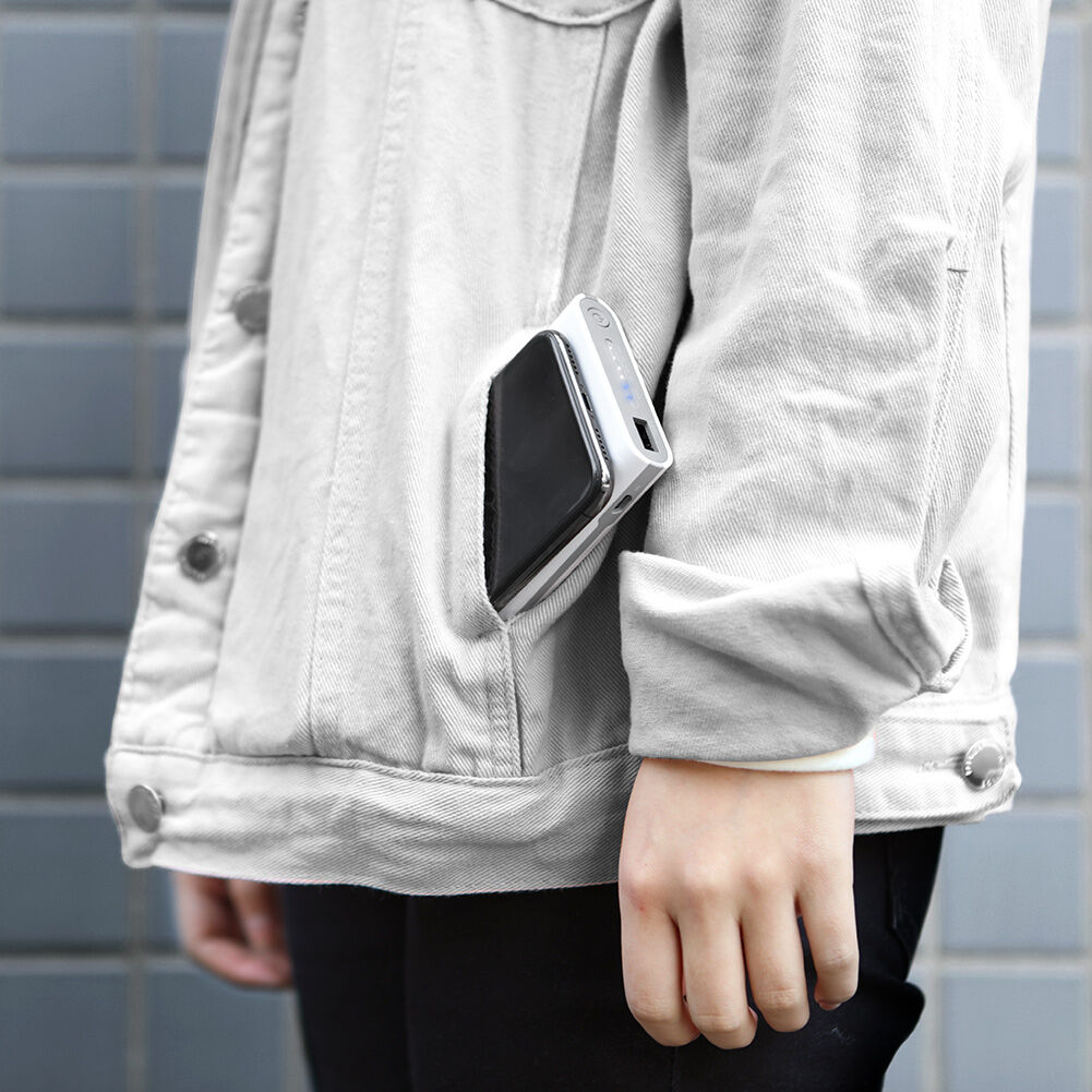 NILLKIN Power Bank 10000mAh met draadloos opladen - wit