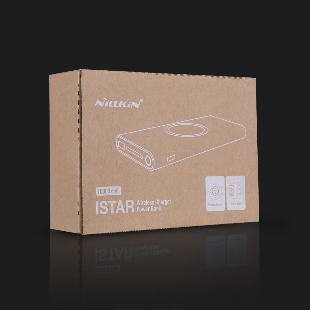 NILLKIN Power Bank 10000mAh met draadloos opladen - wit