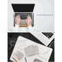 Multifunctionele draagkoffer met standaard voor MacBook 12" - zwart