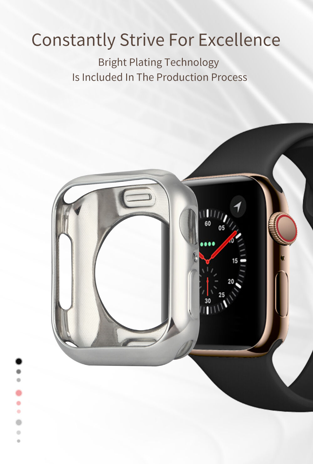 Dux Ducis beschermhoes voor Apple Watch 40mm - zwart