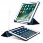 Flipcase met slaapfunctie en ruimte voor Apple Pencil voor iPad 9,7" (2017/2018) / Air 1 / 2 / Pro 9,7" - blauw