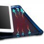 Flipcase met slaapfunctie en ruimte voor Apple Pencil voor iPad 9,7" (2017/2018) / Air 1 / 2 / Pro 9,7" - blauw