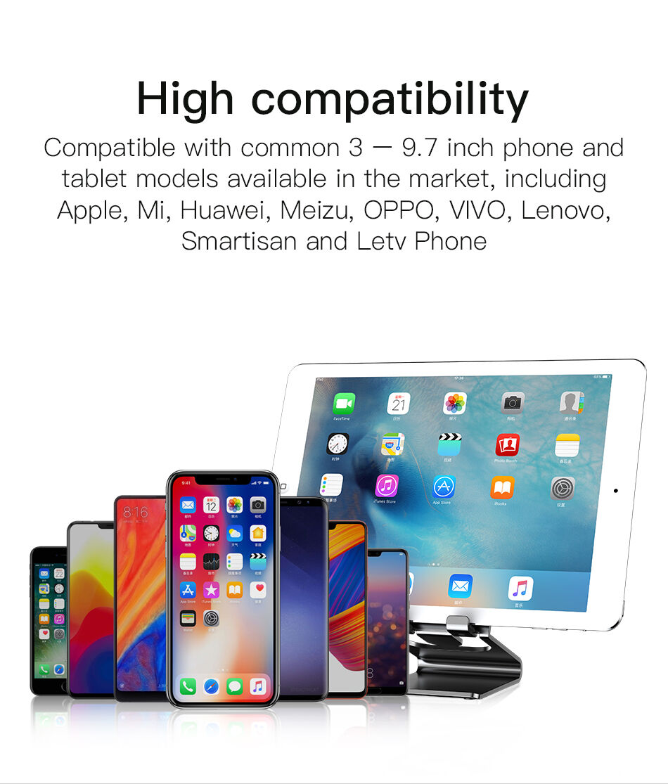 BASEUS elegante stand voor iPhone - zwart