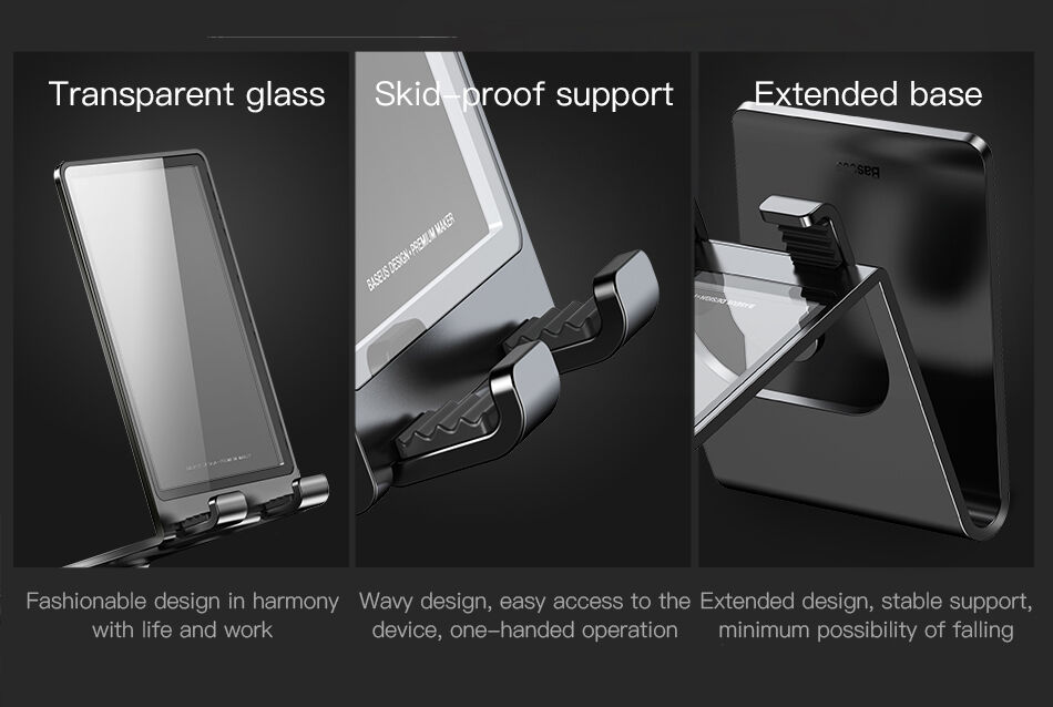 BASEUS elegante stand voor iPhone - zwart