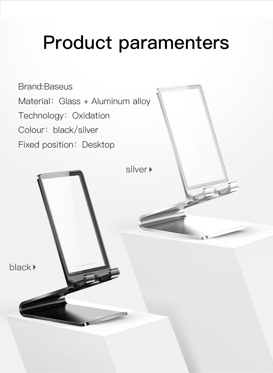 BASEUS elegante stand voor iPhone - zwart