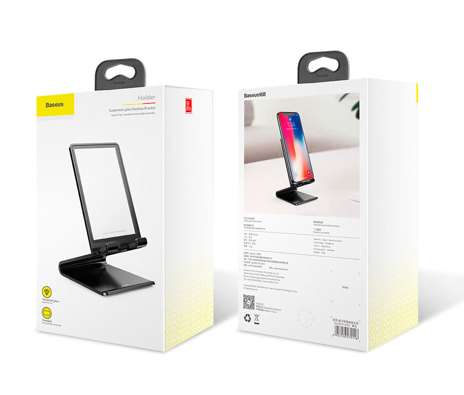 BASEUS elegante stand voor iPhone - zwart