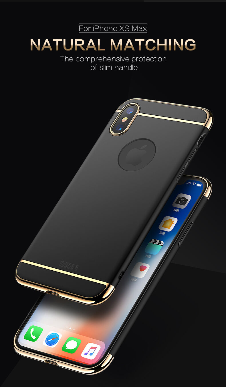 MOFI luxe hoes voor iPhone XS Max. - rood