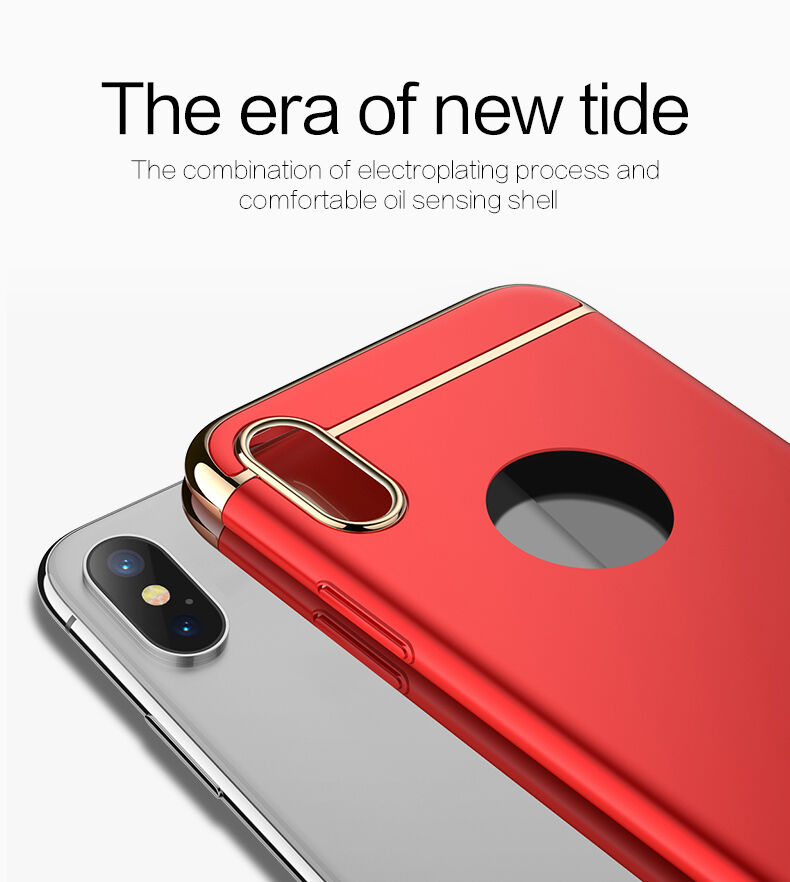 MOFI luxe hoes voor iPhone XS Max. - rood