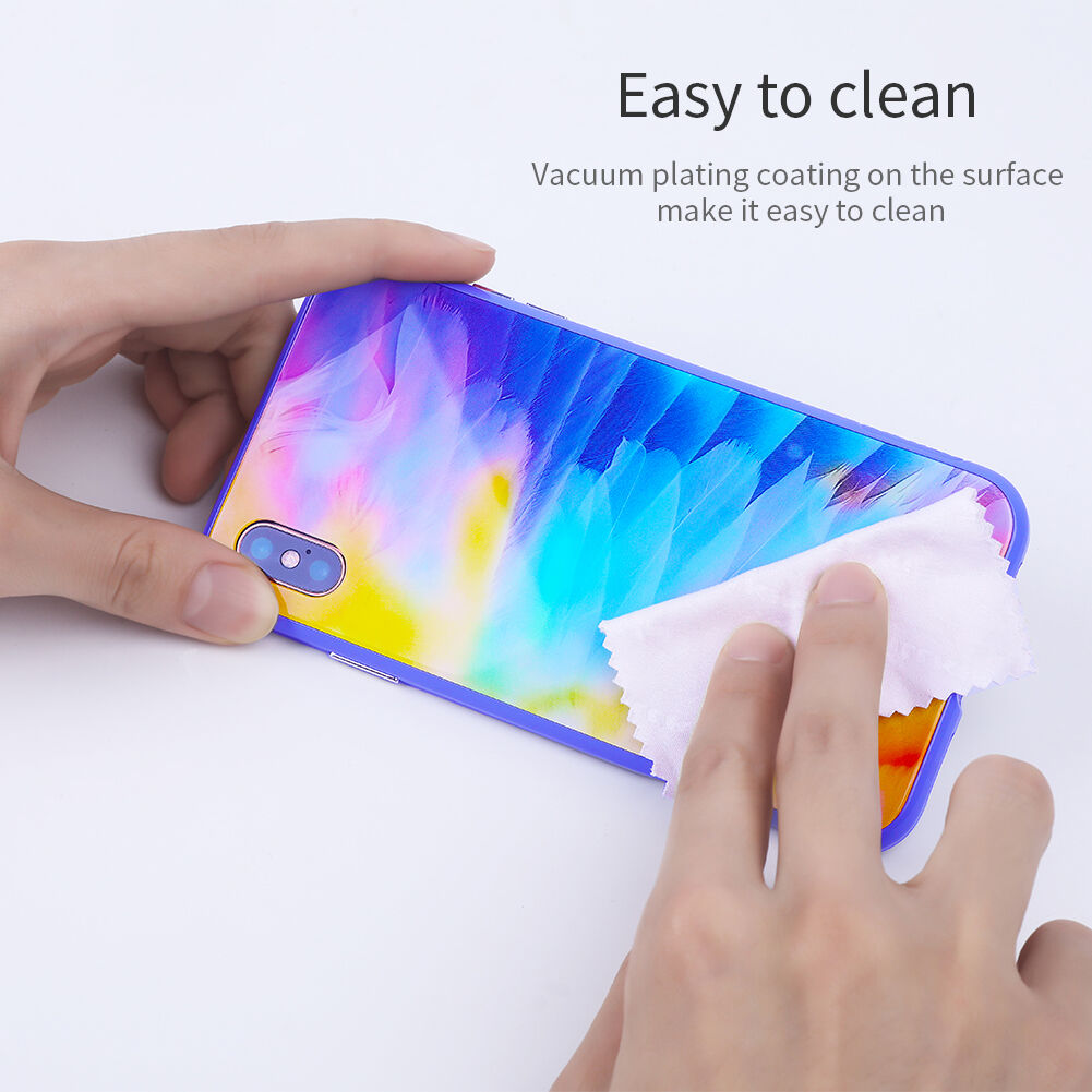 NILLKIN Ombre cover voor iPhone XS Max. - violet