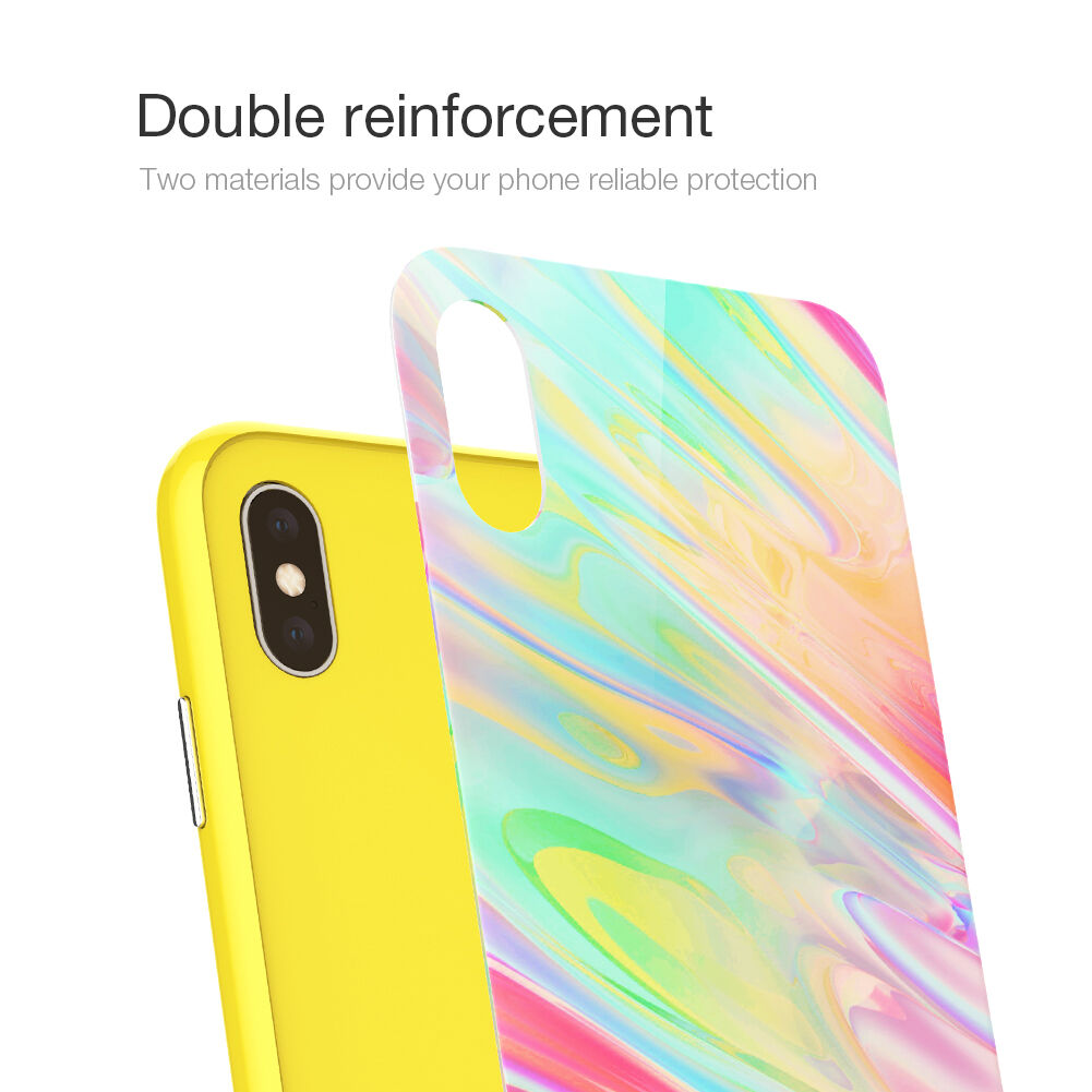 NILLKIN Ombre cover voor iPhone XS Max. - violet