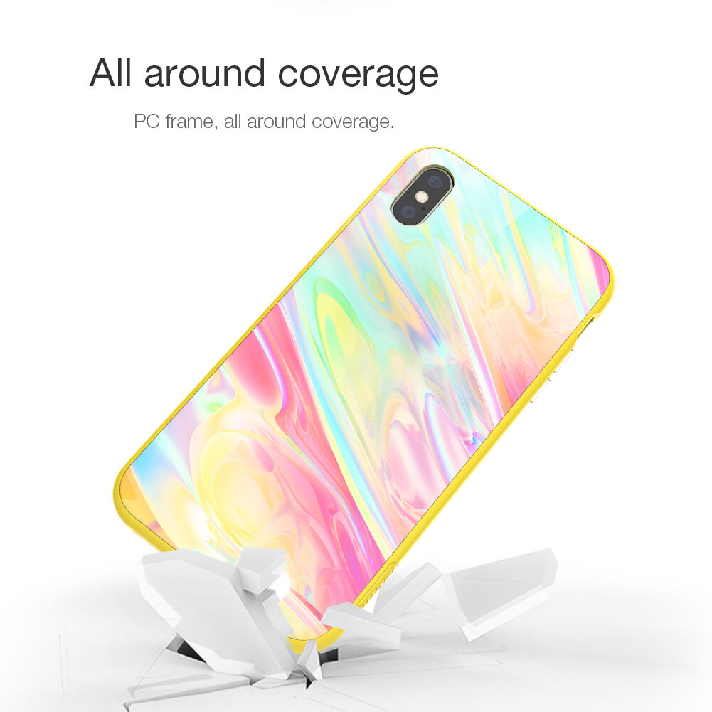 NILLKIN Ombre cover voor iPhone XS Max. - violet
