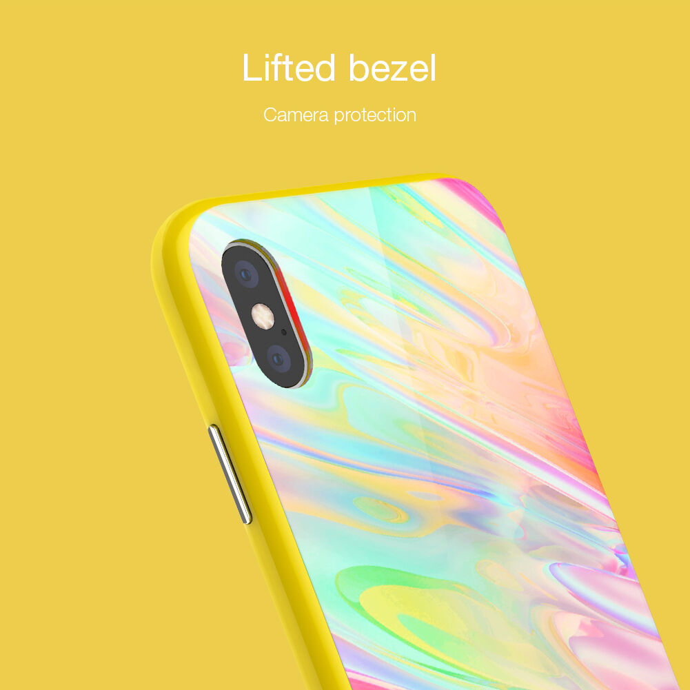 NILLKIN Ombre cover voor iPhone XS Max. - violet