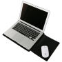 SOYAN vilten enveloppe met kussen voor iPad tot 13" / MacBook tot 14" - zwart
