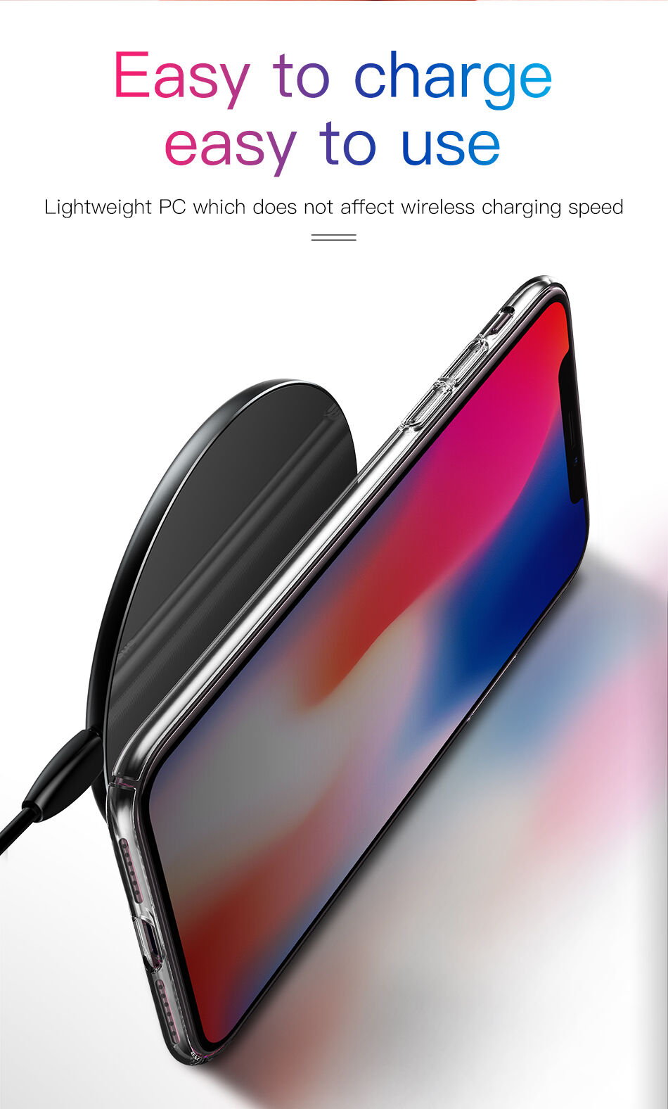 BASEUS Aurora hoes voor BASEUS Aurora voor iPhone XS - blauw