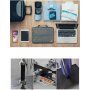 Multifunctionele draagkoffer met standaard voor iPad Pro 12,9" / MacBook tot 14" - zwart