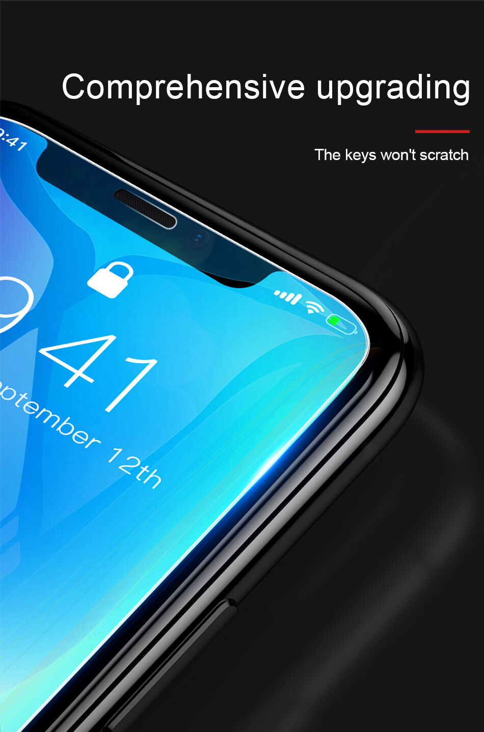 BASEUS gehard anti-bluelicht glas voor iPhone XR