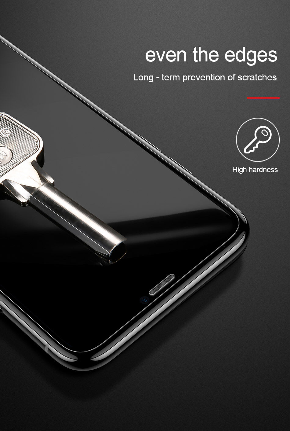 BASEUS gehard anti-bluelicht glas voor iPhone XR