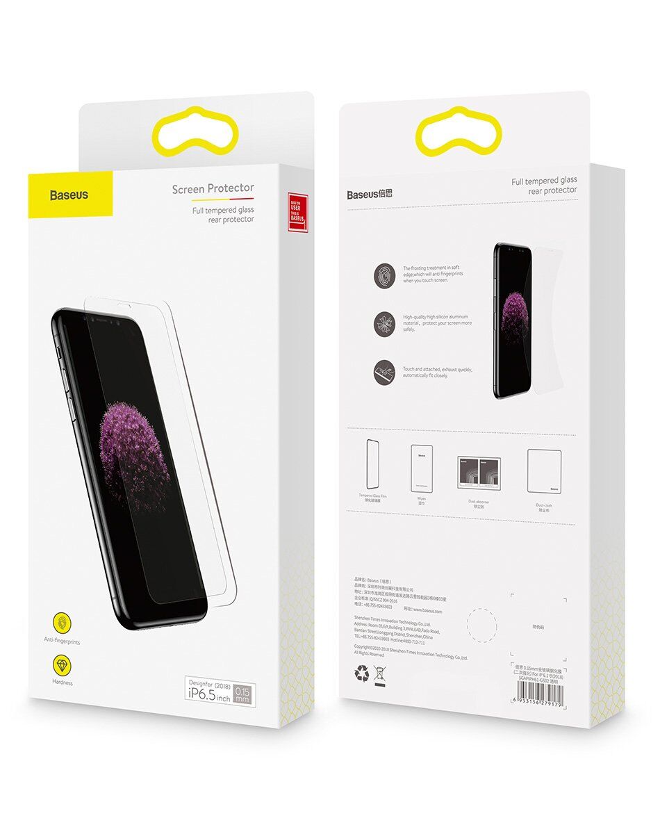 BASEUS gehard anti-bluelicht glas voor iPhone XR