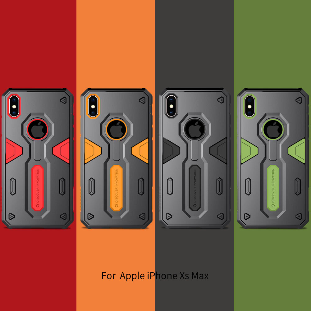 NILLKIN Verdediger II-bestendige afdekking voor iPhone XS Max. - zwart