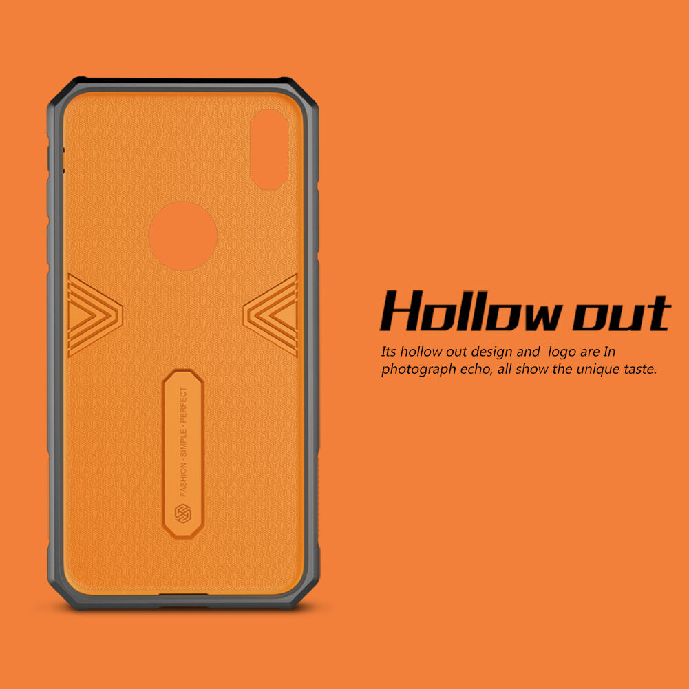 NILLKIN Verdediger II-bestendige afdekking voor iPhone XS Max. - zwart