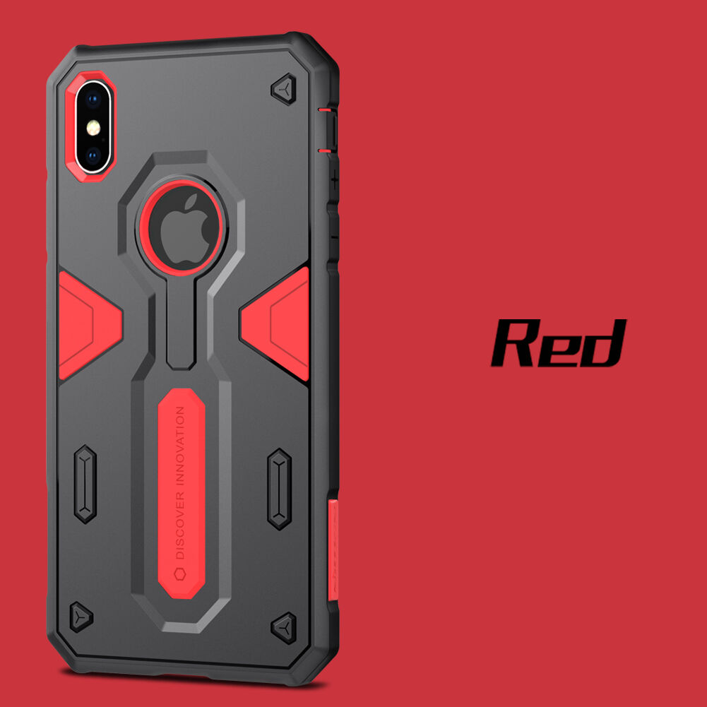 NILLKIN Verdediger II-bestendige afdekking voor iPhone XS Max. - zwart