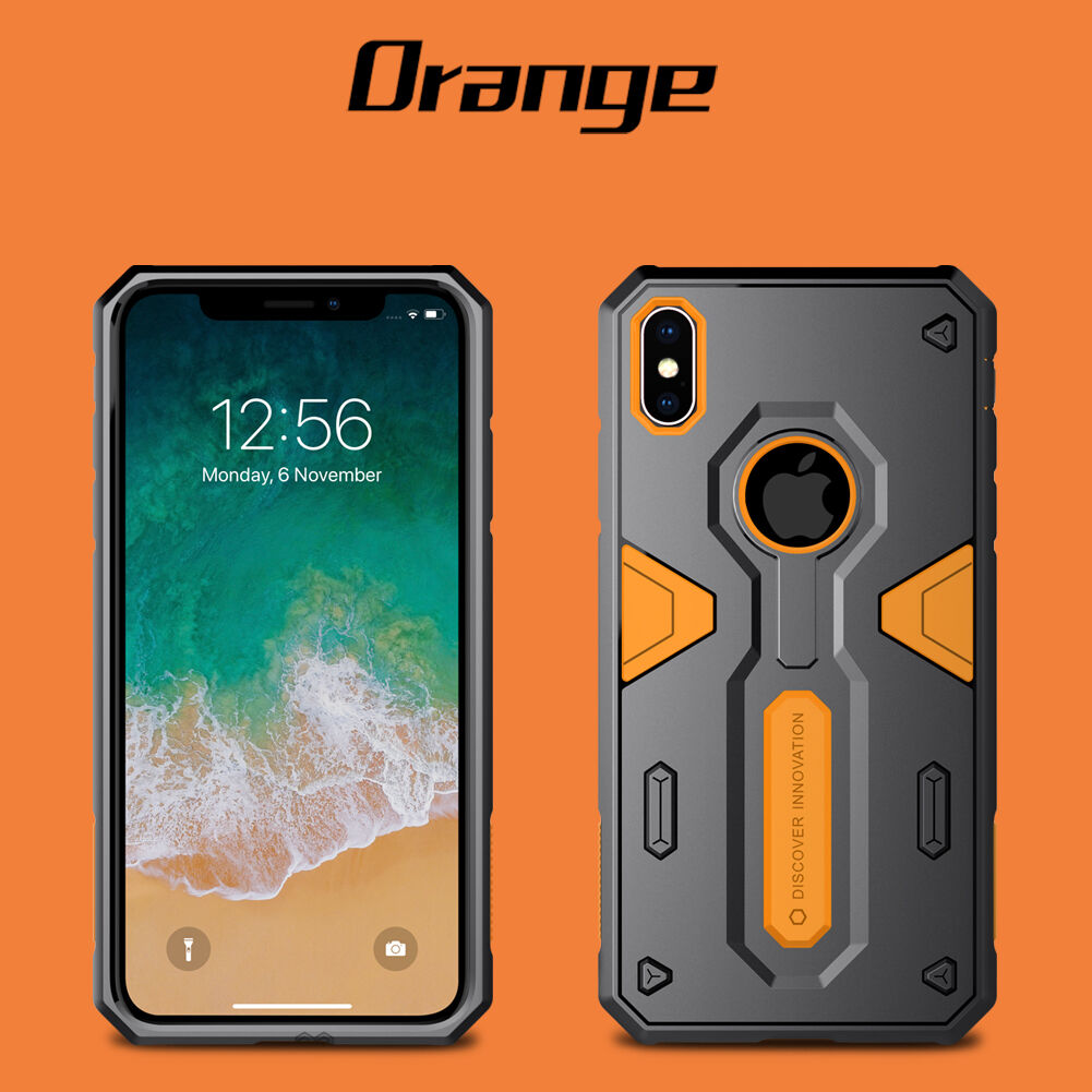 NILLKIN Verdediger II-bestendige afdekking voor iPhone XS Max. - zwart