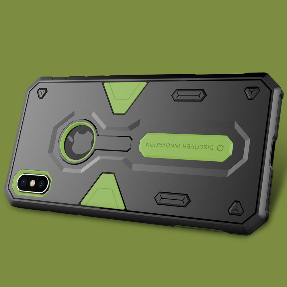 NILLKIN Verdediger II-bestendige afdekking voor iPhone XS Max. - zwart