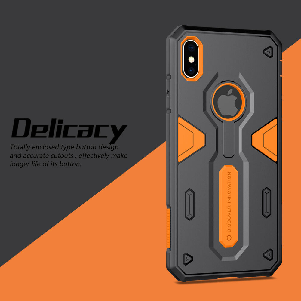 NILLKIN Verdediger II-bestendige afdekking voor iPhone XS Max. - groen