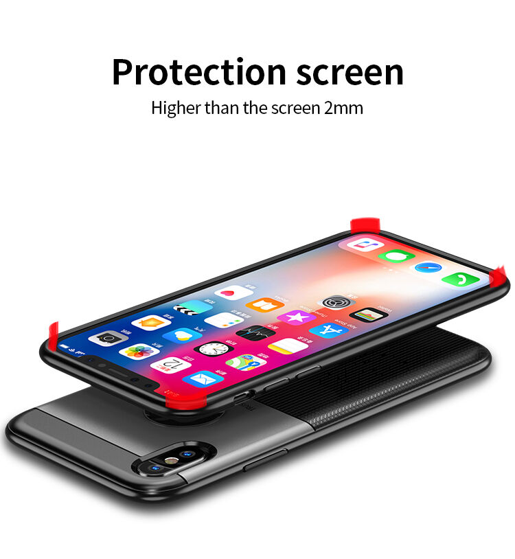 IPAKY roosterafdekking voor iPhone XS Max. - blauw