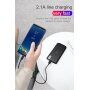 BASEUS Power Bank 10000mAh met draadloos opladen - zwart