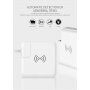 6700mAh lader / Power Bank met vervangbare stekkers (AU / UK / US / EU) en draadloos opladen
