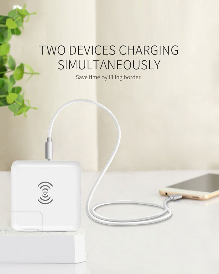 6700mAh lader / Power Bank met vervangbare stekkers (AU / UK / US / EU) en draadloos opladen