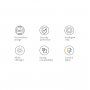 NILLKIN Magic Disc draadloze oplader voor iPhone - zwart