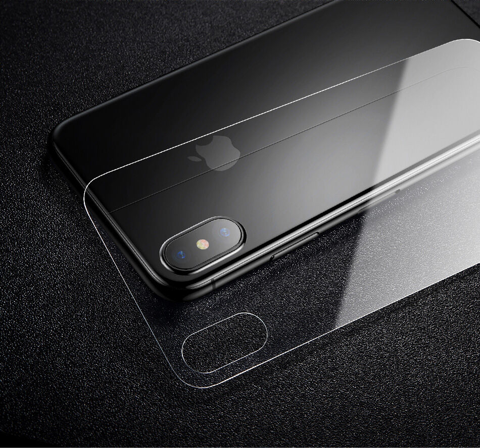 BASEUS gehard glas voor de voor- en achterzijde van de ramen voor iPhone XS Max.