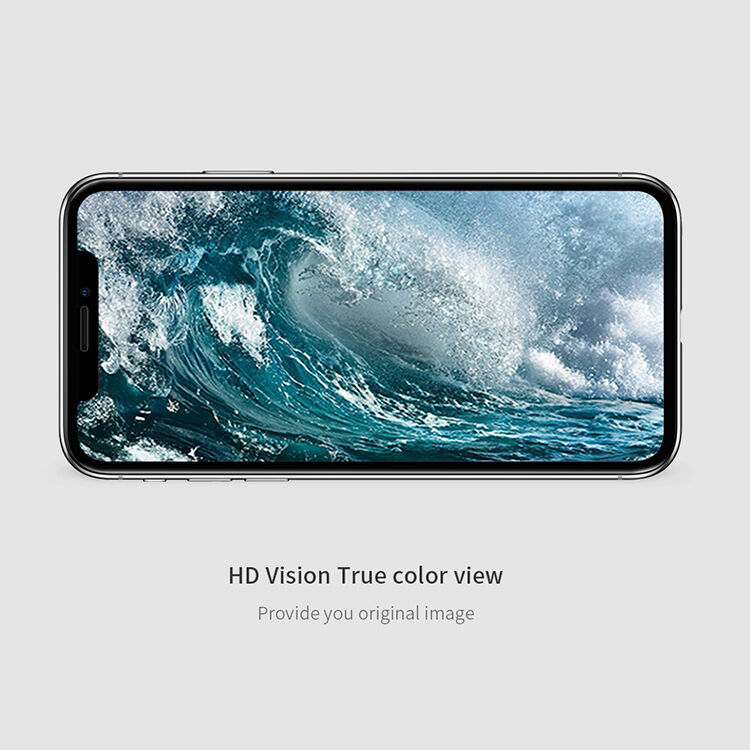 NILLKIN gehard 3D-glas voor iPhone XS Max. - zwart