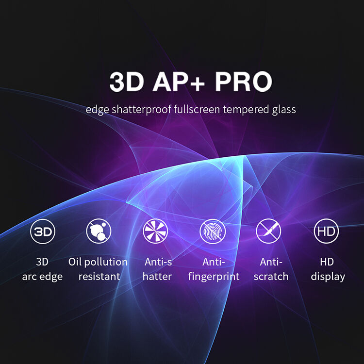 NILLKIN gehard 3D-glas voor iPhone XS Max. - zwart