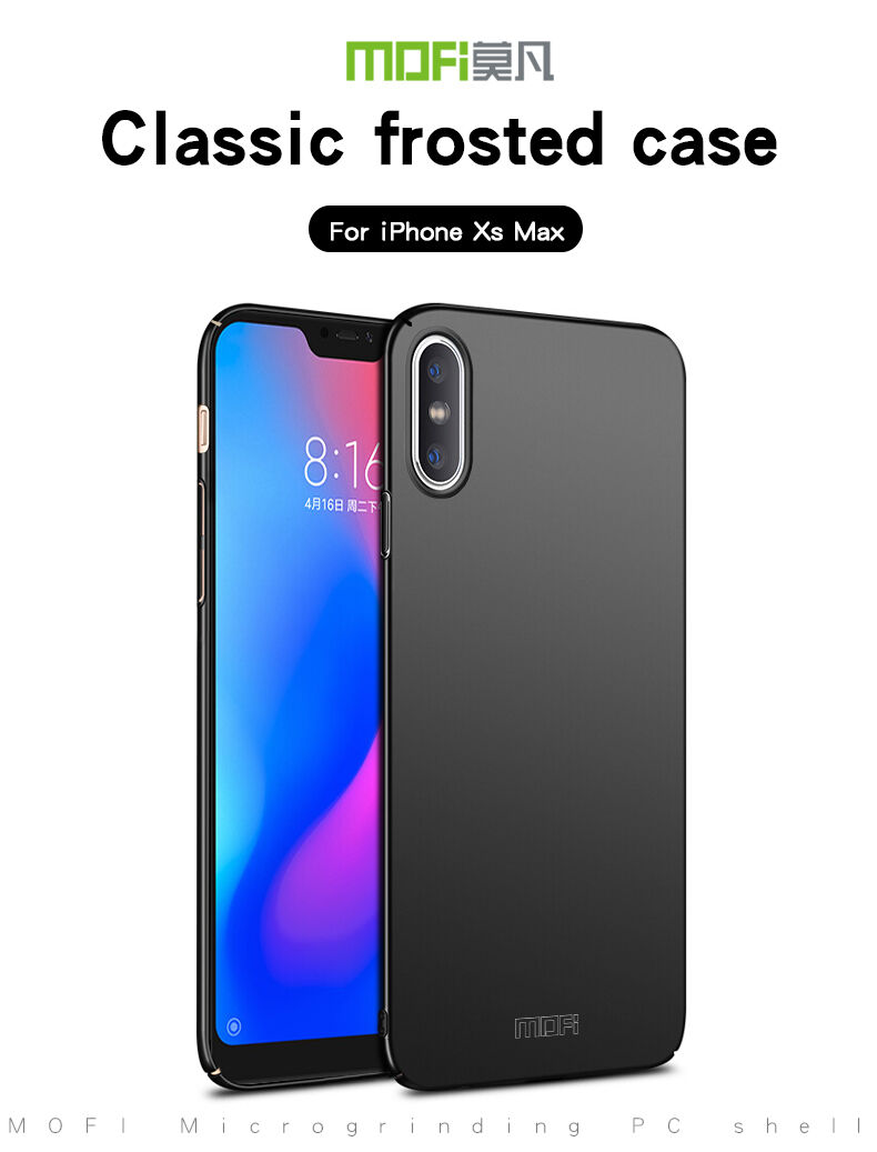 MOFI elegante en ultradunne hoes voor iPhone XS Max. - donkerblauw
