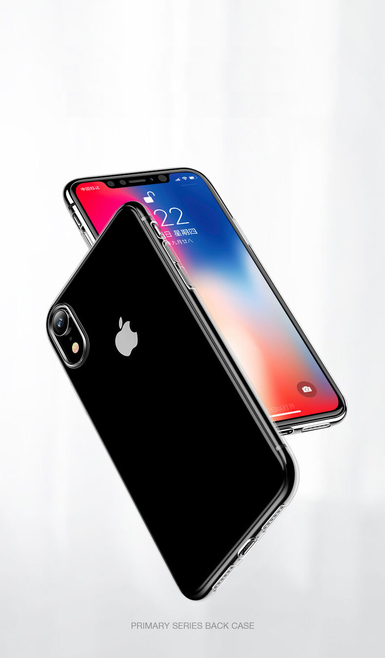 USAMS transparante hoes voor iPhone XR