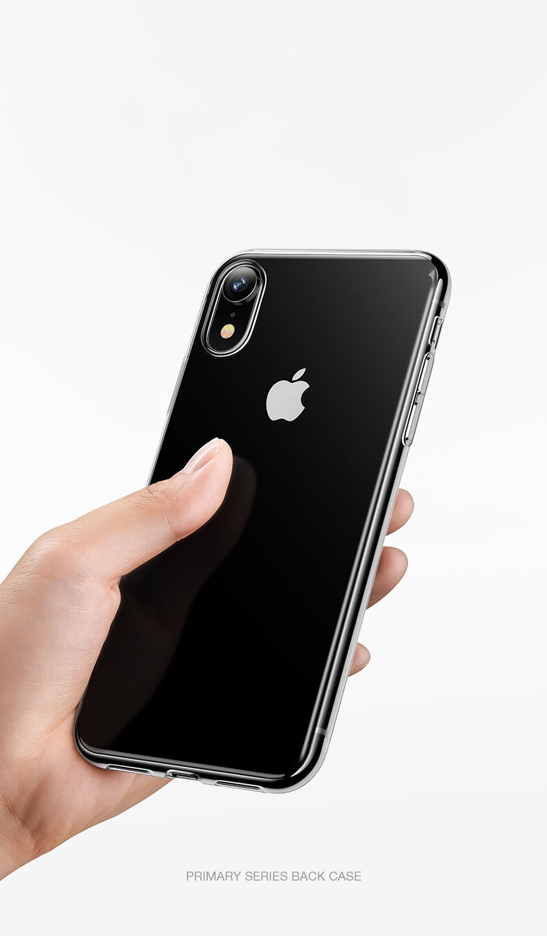 USAMS transparante hoes voor iPhone XR