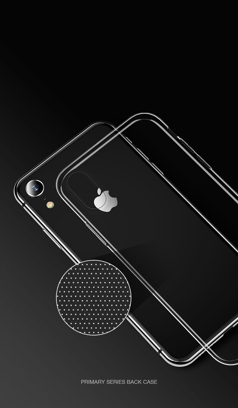 USAMS transparante hoes voor iPhone XR