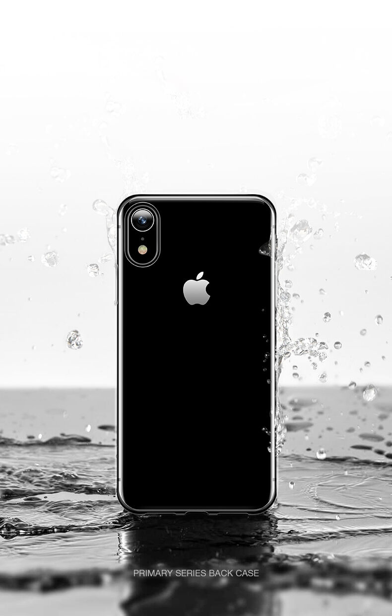 USAMS transparante hoes voor iPhone XR
