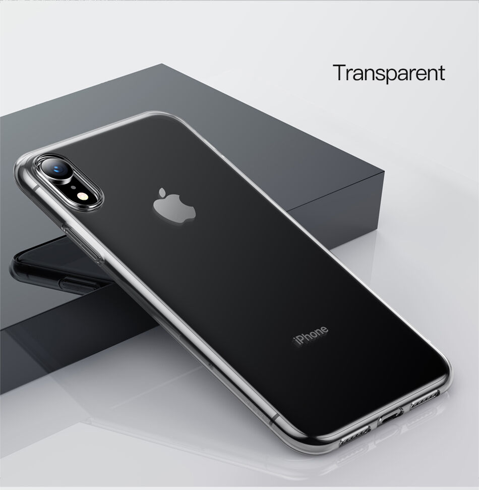 BASEUS Eenvoudigheidsafdekking voor iPhone XR - goud