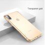 BASEUS Eenvoudigheidsafdekking voor iPhone XR - goud