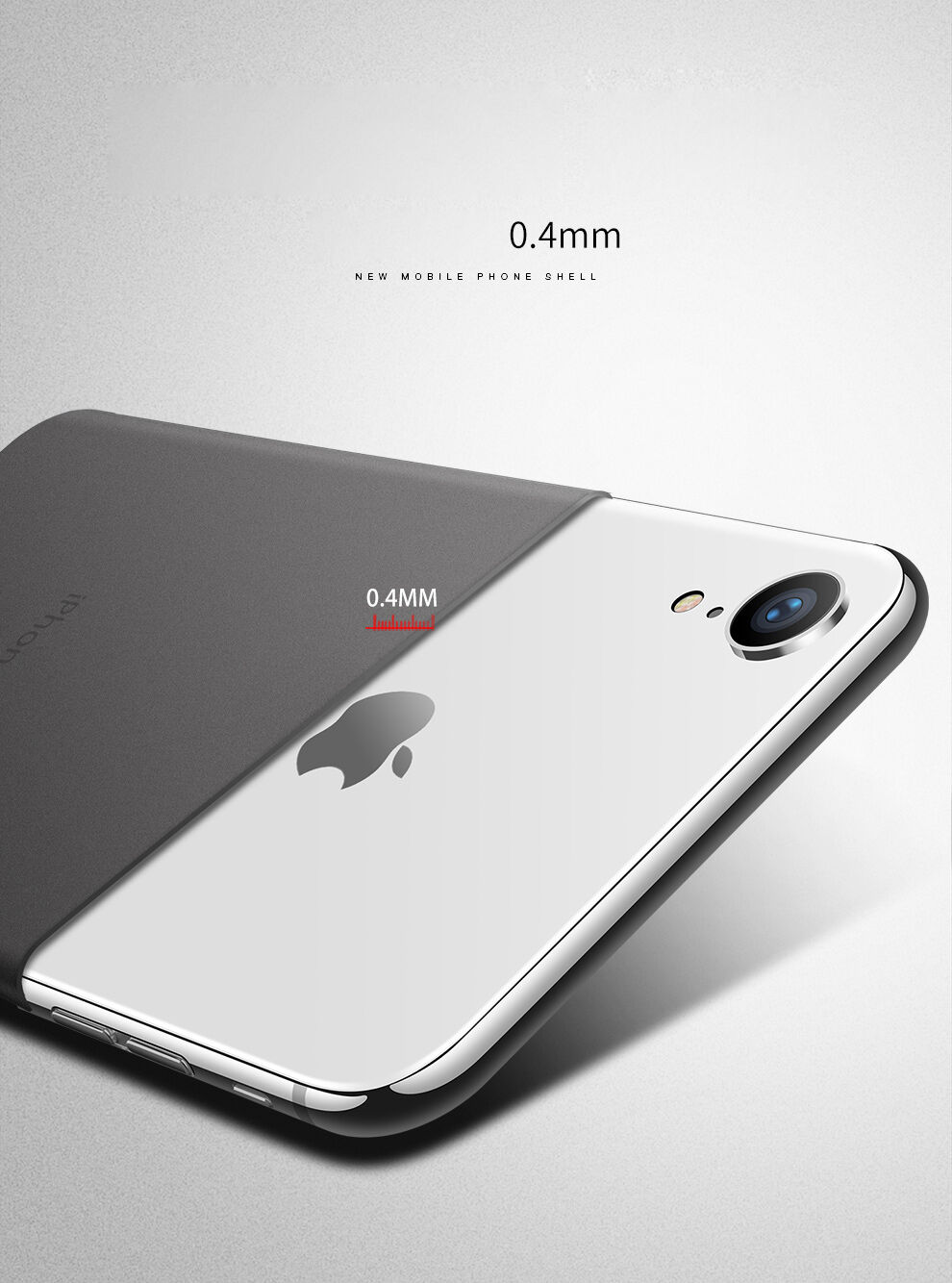 CAFELE ultradunne hoes voor iPhone XR - zwart