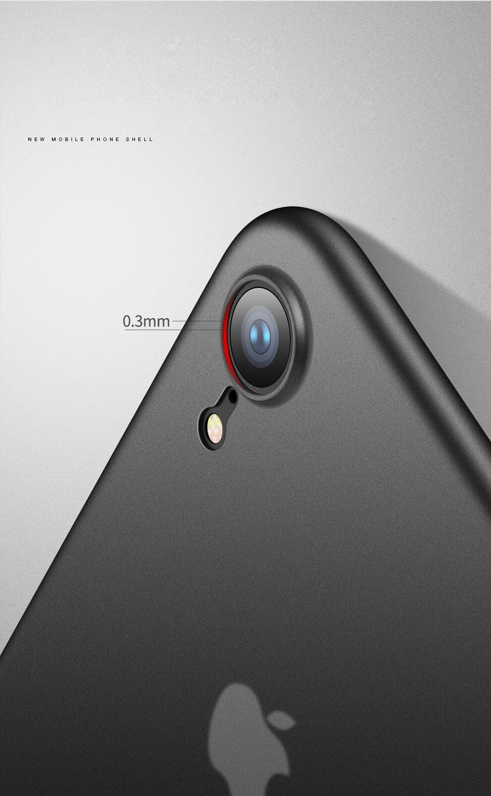CAFELE ultradunne hoes voor iPhone XR - zwart